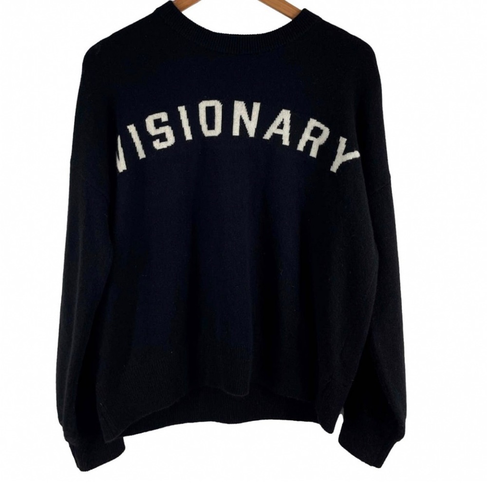 SPIRITUAL GANGSTER
Visionary Wool-Cashmere Intarsia Sweater